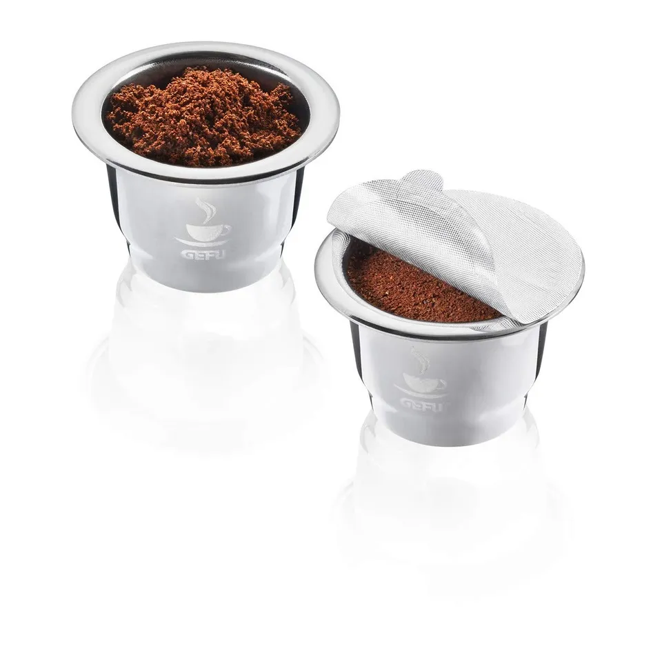 gefu-conscio-12721-set-de-2-capsules-de-caf-r-utilisables-en-acier-inoxydable image 1