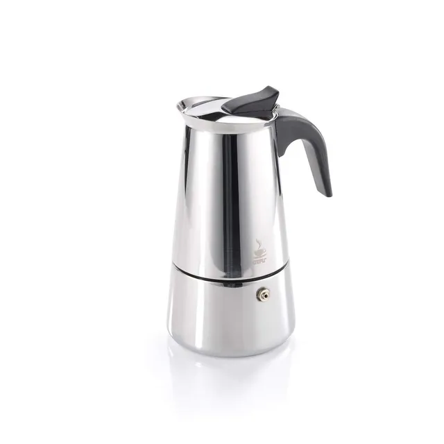 gefu-emilio-ge16160-cafeti-re-italienne-6-tasses-en-acier-inoxydable-poign-e-iso image 1