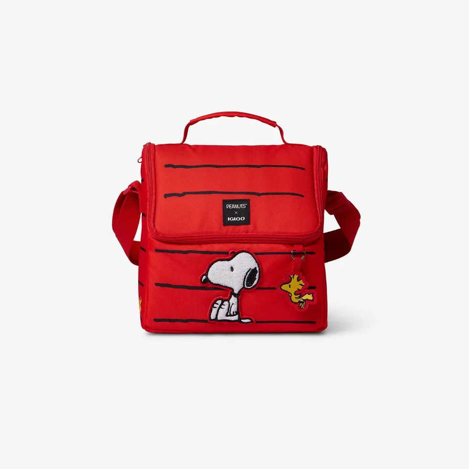 igloo-snoopy-s-house-16-can-lunch-pail-sac-isotherme-peanuts-snoopy-woodstock-16 image 1