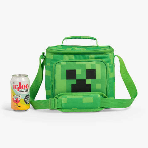 igloo-minecraft-creeper-sac-repas-isotherme-carr-dition-sp-ciale-creeper-vert image 6