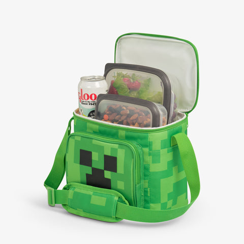 igloo-minecraft-creeper-sac-repas-isotherme-carr-dition-sp-ciale-creeper-vert image 5