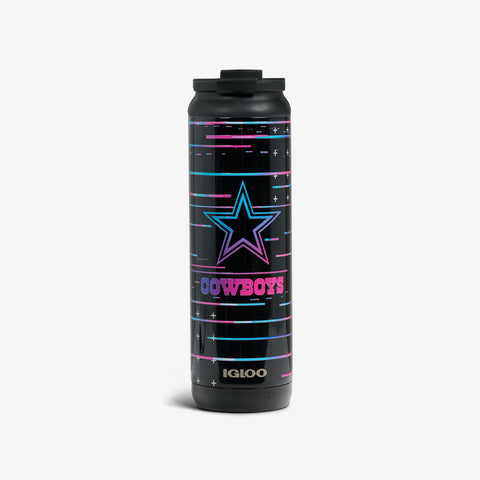 igloo-nfl-neon-dallas-cowboys-gobelet-isotherme-flip-n-sip-20-oz-591-ml-en-acier image 2