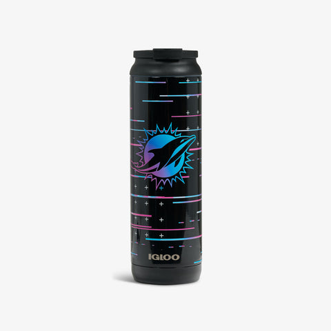 igloo-nfl-miami-dolphins-neon-flip-n-sip-gobelet-isotherme-20-oz-dition-limit-e- image 2