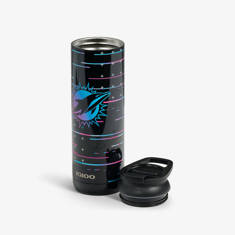 igloo-nfl-miami-dolphins-neon-flip-n-sip-gobelet-isotherme-20-oz-dition-limit-e- image 4