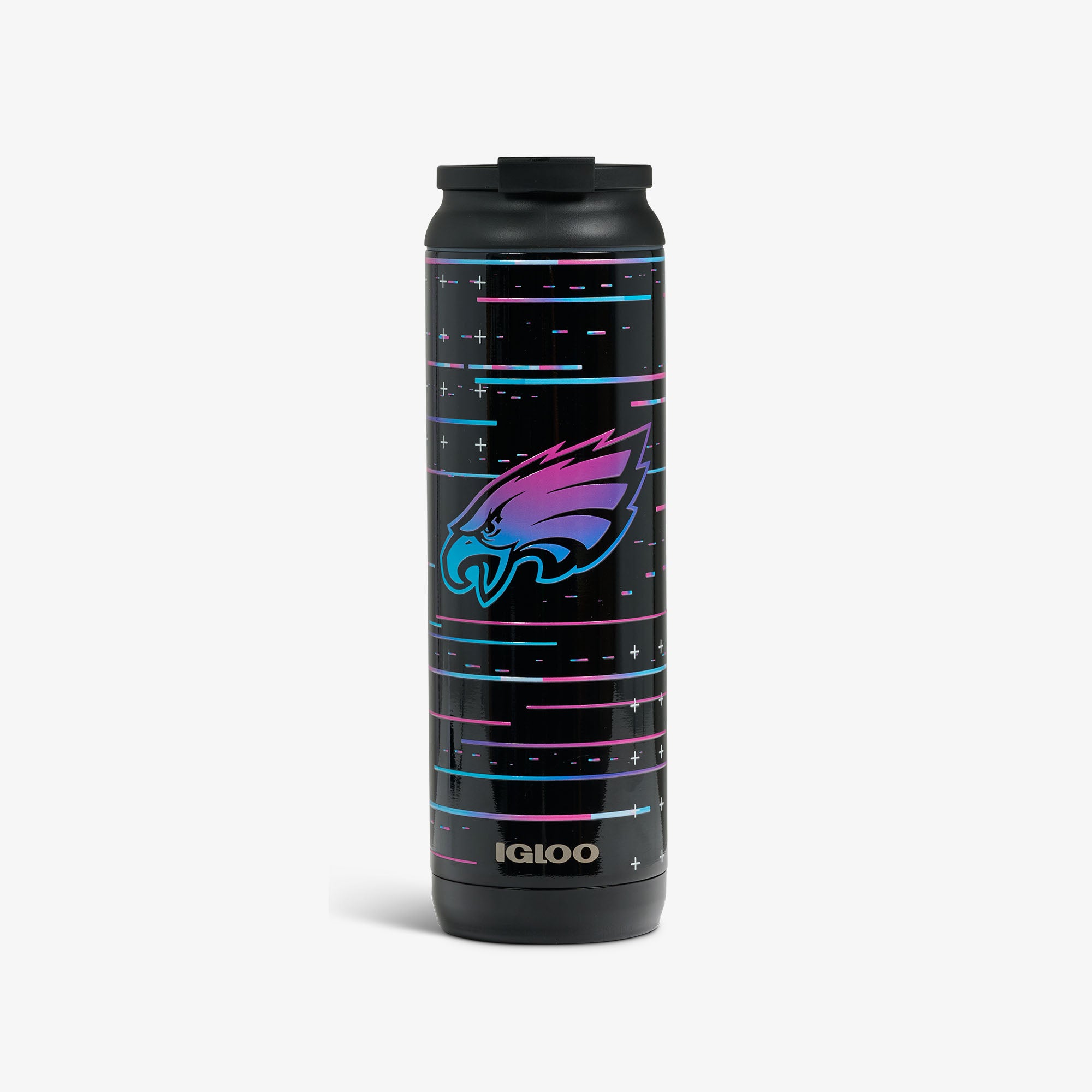 igloo-nfl-neon-philadelphia-eagles-20-oz-flip-n-sip-gobelet-isotherme-sous-licen image 1
