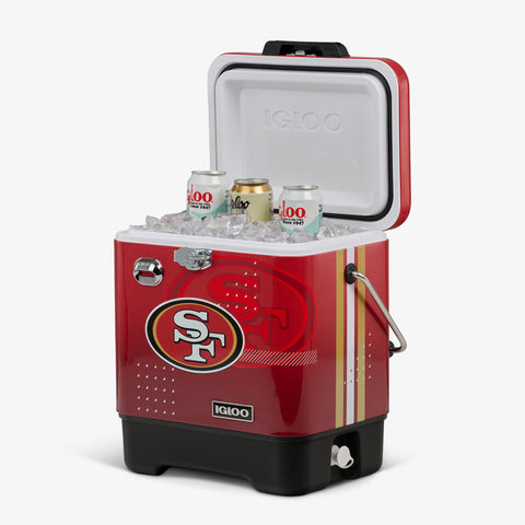 igloo-nfl-legacy-glaci-re-en-acier-20-qt-sous-licence-officielle-nfl-style-r-tro image 8