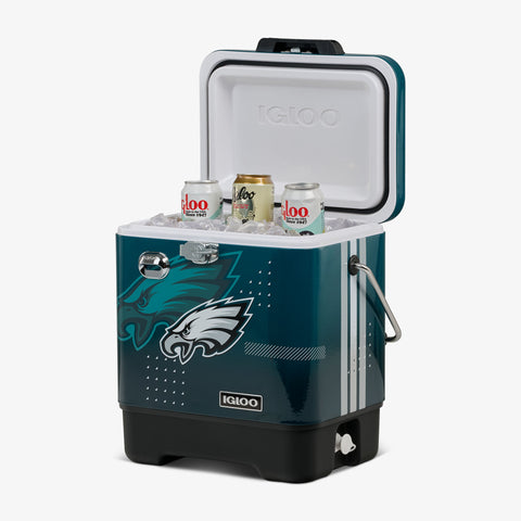 igloo-nfl-legacy-glaci-re-en-acier-20-qt-sous-licence-officielle-nfl-style-r-tro image 3