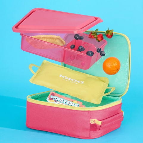 igloo-kids-lunch-slim-sac-isotherme-repas-enfant-avec-bento-box-3-compartiments- image 2
