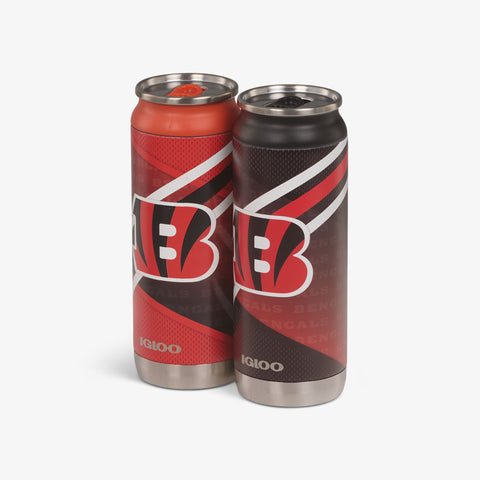 igloo-cincinnati-bengals-home-away-pack-de-2-canettes-isothermes-16-oz-en-acier- image 3