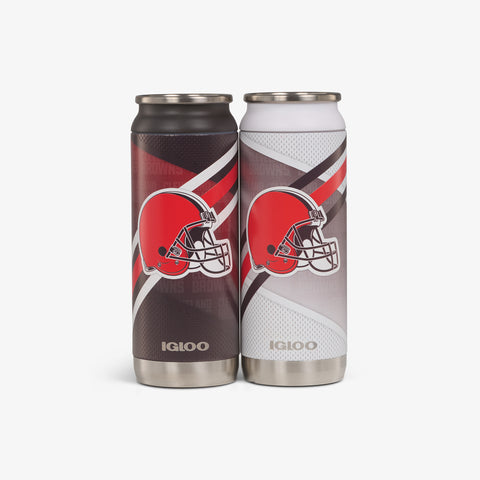 igloo-cleveland-browns-home-away-16-oz-can-2-pack-duo-de-canettes-isothermes-en- image 2