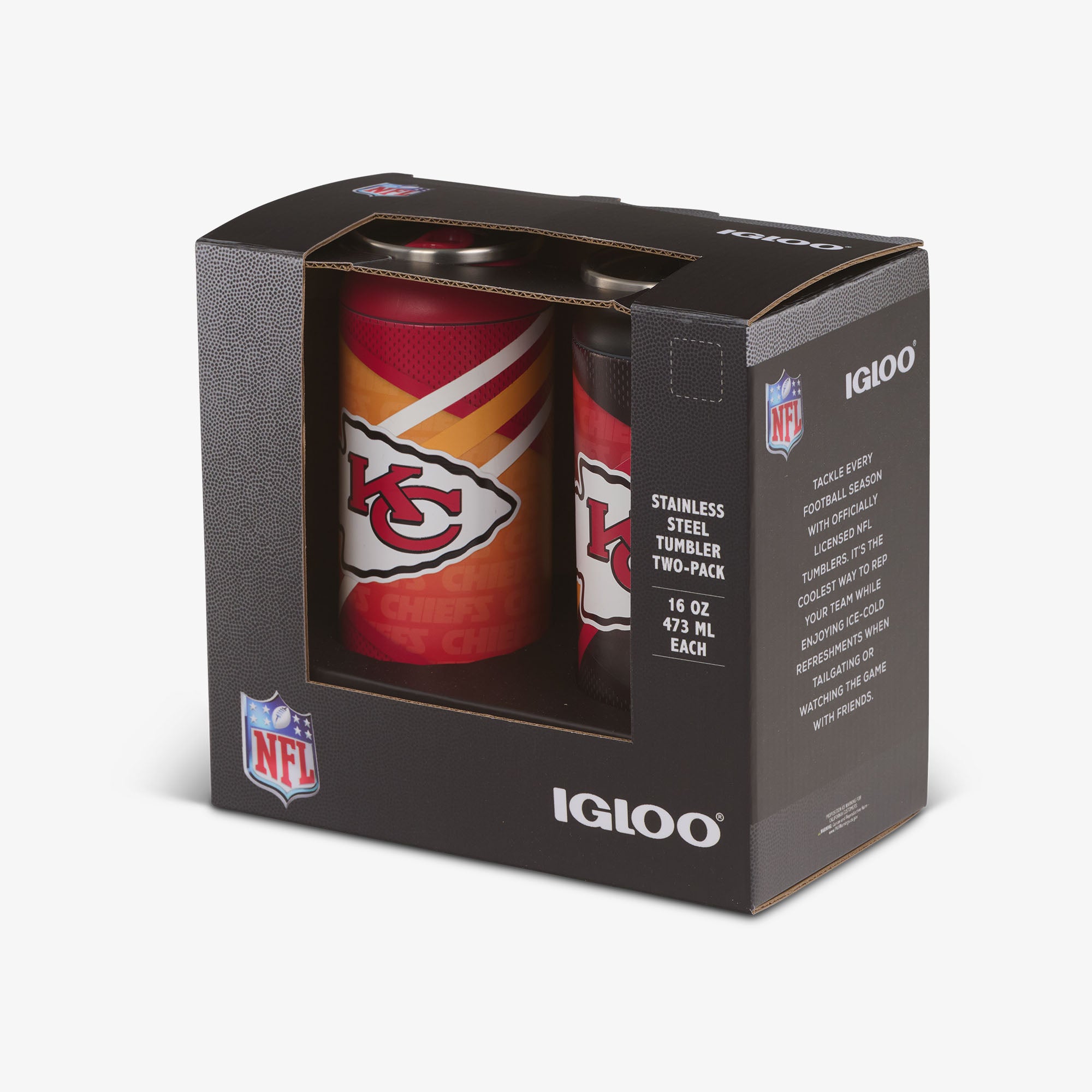 igloo-kansas-city-chiefs-home-away-duo-de-gobelets-isothermes-en-acier-inoxydabl image 6