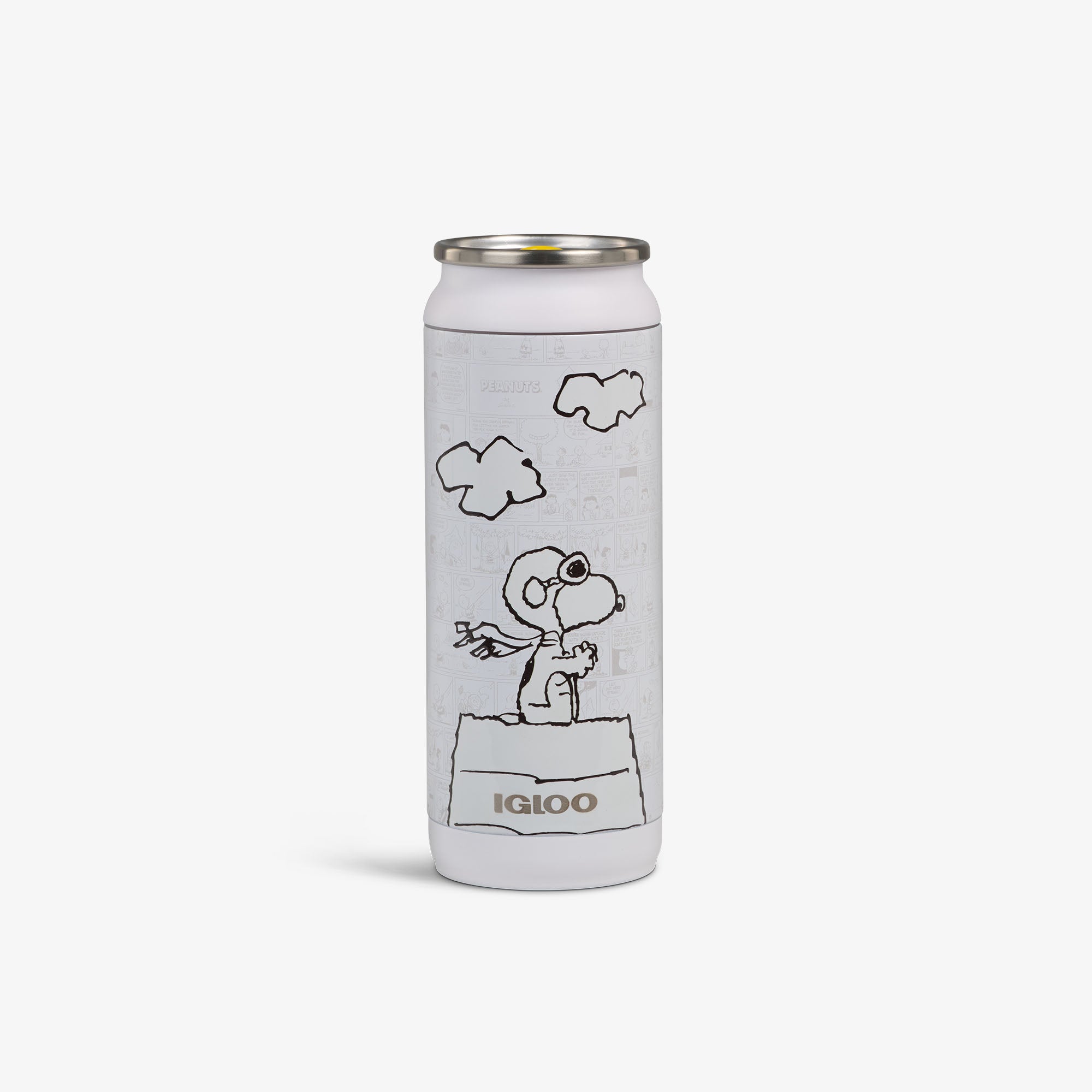 igloo-peanuts-75e-anniversaire-canette-isotherme-en-acier-inoxydable-16-oz-473-m image 1