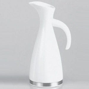 gefu-cara-carafe-en-porcelaine-design-scandinave-danois-porcelaine-et-acier-inox image 1