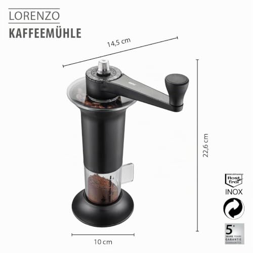 gefu-lorenzo-moulin-caf-lectrique-noir-acier-inoxydable image 8