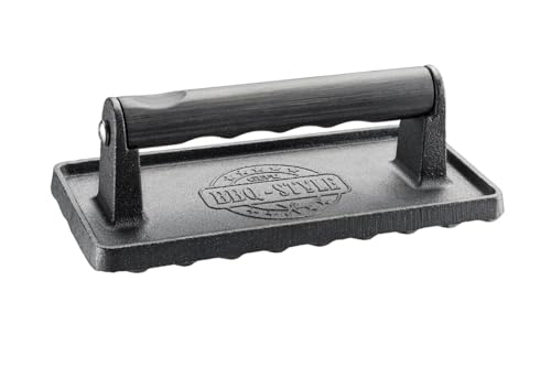 gefu-gf89334-poids-viande-noir-avec-poign-e-en-bois-pour-cuisson-homog-ne-des-st image 3