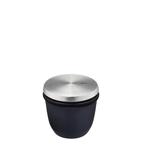 gefu-x-plosion-bo-te-pices-et-sel-gr-s-noir-argent-avec-cuill-re-en-bois-150-ml image 6