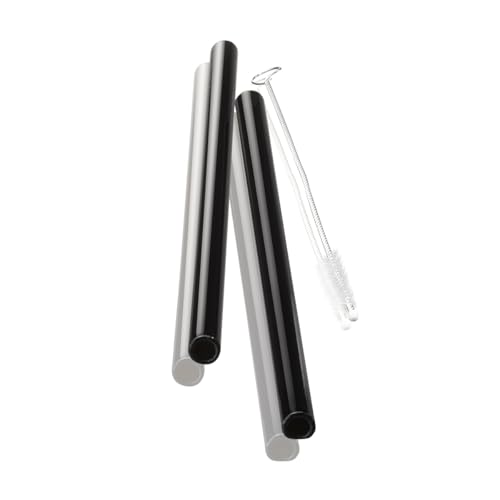 gefu-pailles-en-verre-r-utilisables-set-de-4-noir-18-cm image 8