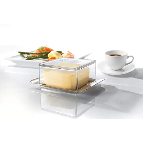 gefu-brunch-beurrier-125-g-avec-capot-transparent-aspect-verre-et-plat-en-acier- image 5
