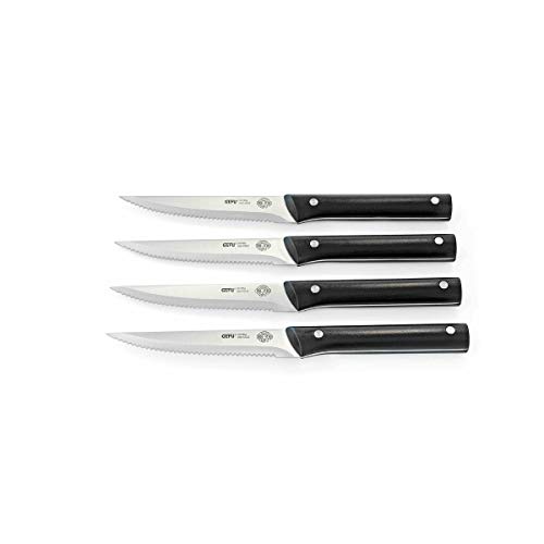 gefu-set-de-4-couteaux-steak-bbq-avec-lame-dentel-e-en-acier-inoxydable-420j2 image 2