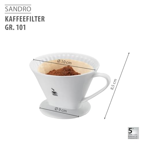 gefu-ge16025-filtre-caf-porte-filtre-en-c-ramique-blanche-pour-2-4-tasses-avec-e image 6