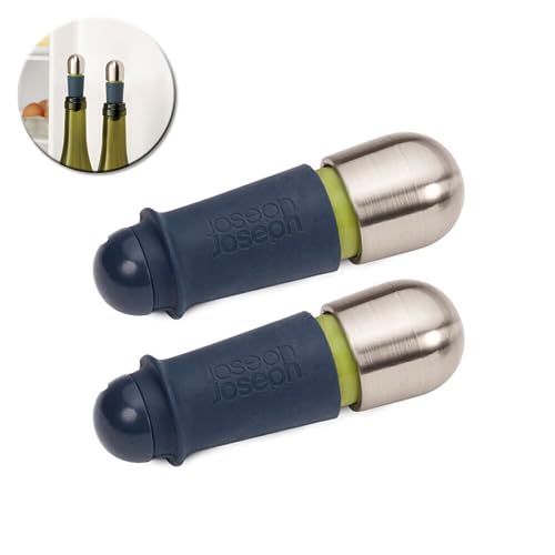 joseph-joseph-barwise-lot-de-2-bouchons-vin-twist-lock-herm-tiques-et-r-utilisab image 7
