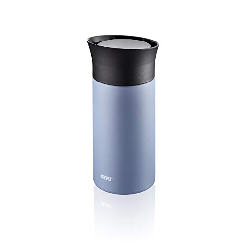 gefu-luca-12378-gobelet-isotherme-inox-noir-300-ml-fermeture-tanche-et-boire-360 image 6