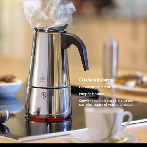 gefu-emilio-cafeti-re-italienne-2-tasses-avec-design-l-gant-garantie-5-ans image 8
