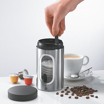 gefu-bo-te-caf-piero-250-g-acier-inoxydable-avec-fermeture-clic-et-fen-tre-de-ni image 8