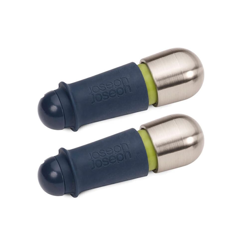 joseph-joseph-barwise-lot-de-2-bouchons-vin-twist-lock-herm-tiques-et-r-utilisab image 1
