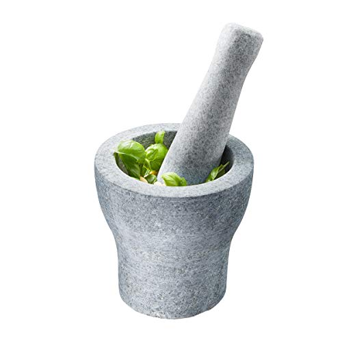 gefu-89004-pilon-et-mortier-en-granit-naturel-pour-pices-ail-et-herbes image 2