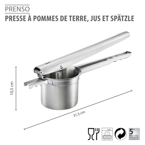 gefu-prenso-presse-pommes-de-terre-jus-et-spaetzle-en-acier-inoxydable-garantie- image 8