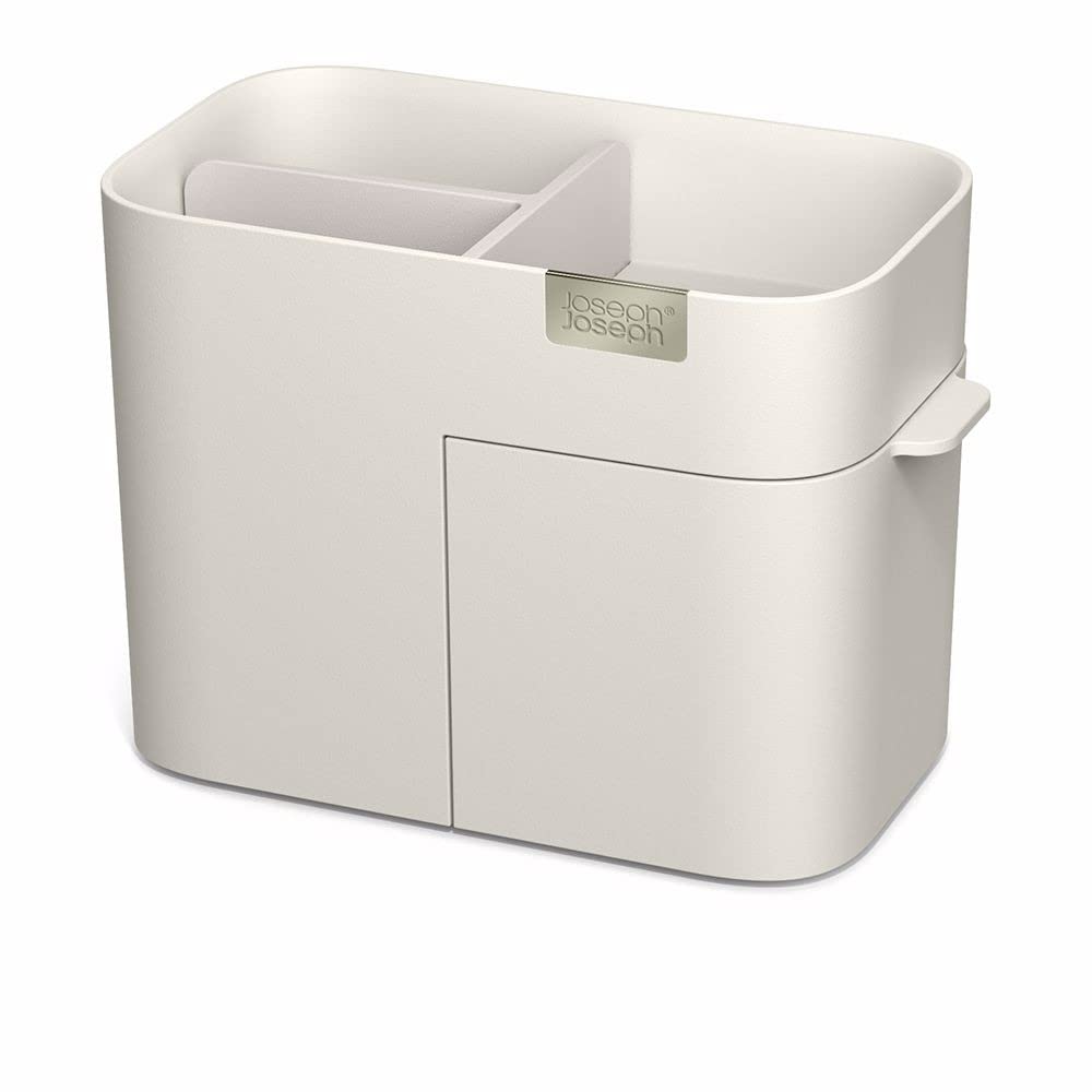 joseph-joseph-viva-organiseur-de-maquillage-beige-compact-avec-tiroir-fermeture- image 1