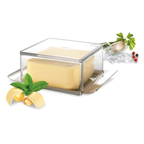 gefu-brunch-beurrier-125-g-avec-capot-transparent-aspect-verre-et-plat-en-acier- image 6