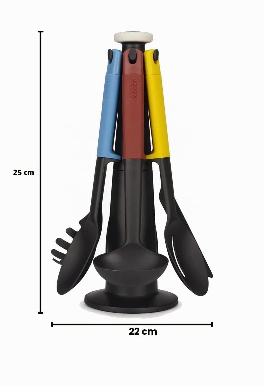 joseph-joseph-elevate-lot-de-6-ustensiles-de-cuisine-en-nylon-antiadh-sif-r-sist image 6
