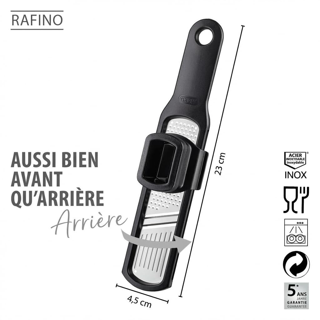 gefu-rafino-50472-coupe-ail-et-r-pe-ail-double-face-en-acier-inoxydable image 3