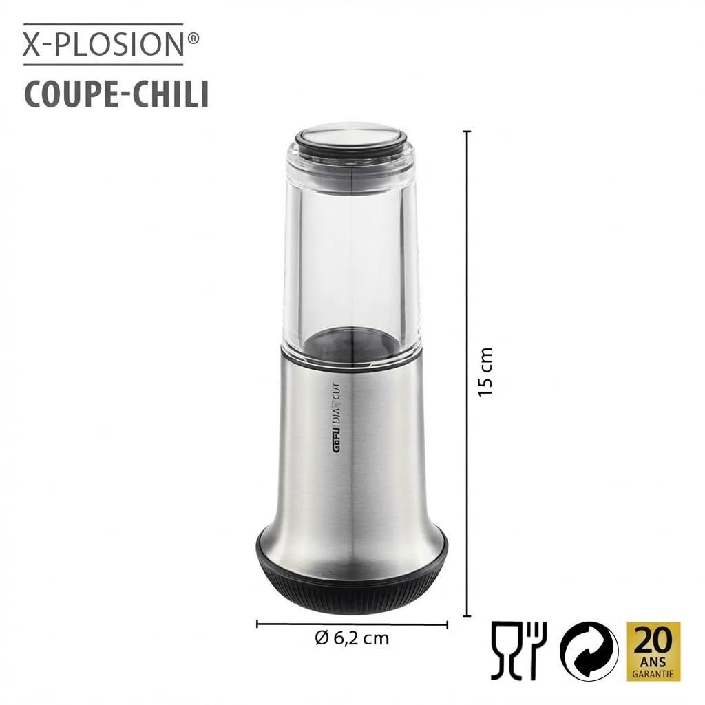 gefu-x-plosion-coupe-piment-chili-en-acier-inoxydable-lame-laser-cut-diamond-15- image 2