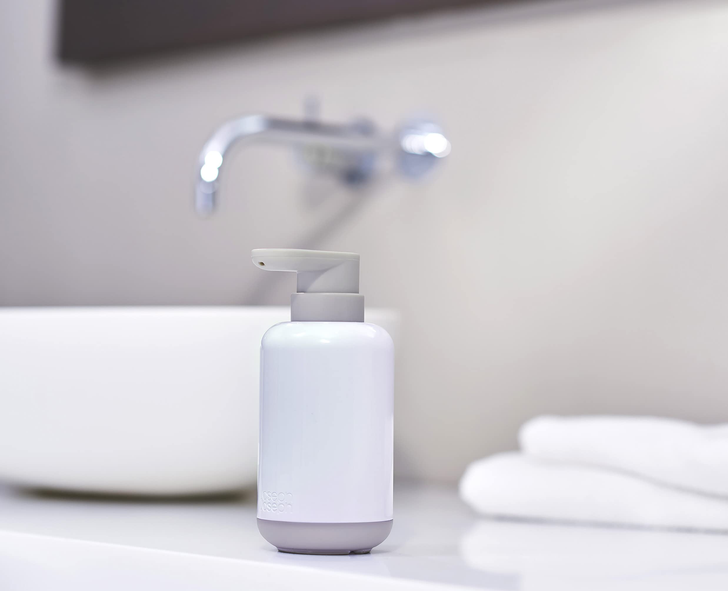 joseph-joseph-duo-pompe-distributeur-de-savon-rechargeable-300-ml-t-te-pression- image 2