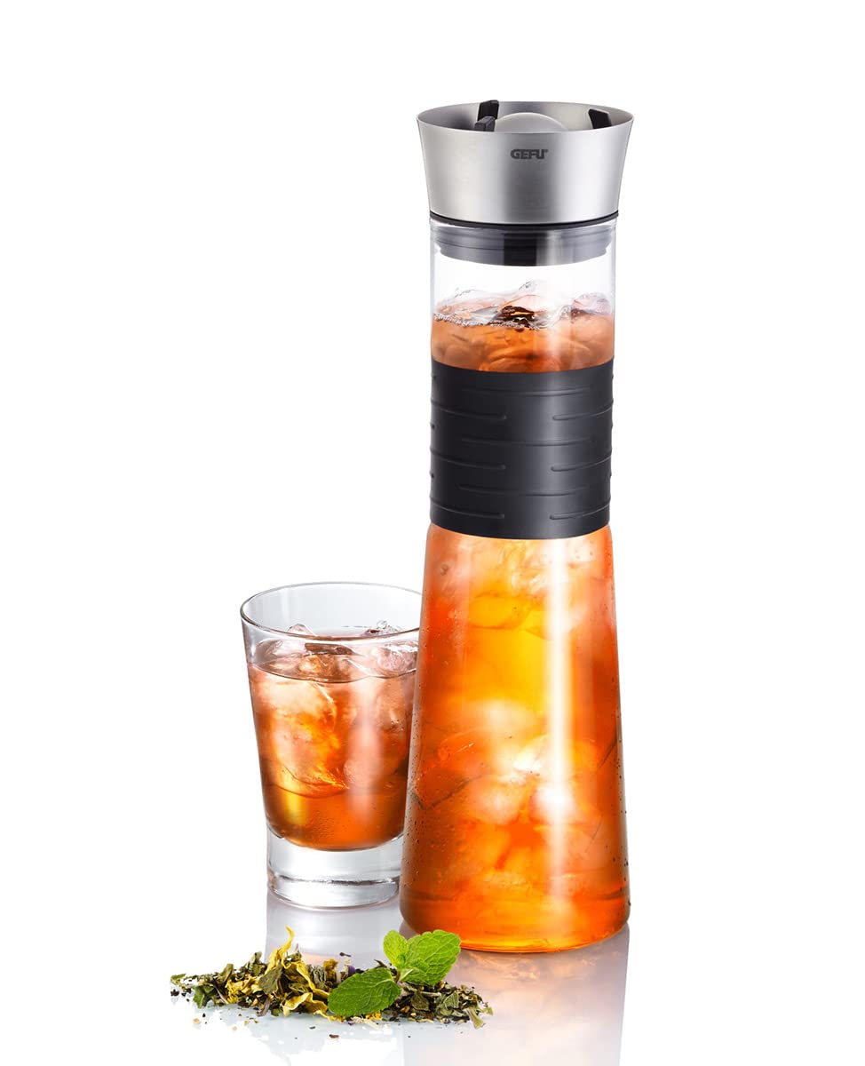 gefu-cascada-ge35270-carafe-eau-en-verre-1-l-avec-bouchon-boule-inox-et-filtre-i image 2