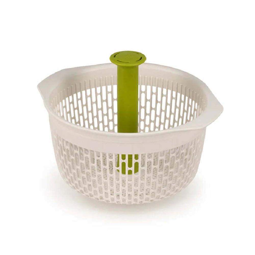 joseph-joseph-spindola-essoreuse-salade-2-en-1-avec-passoire-m-canisme-pompage-e image 1