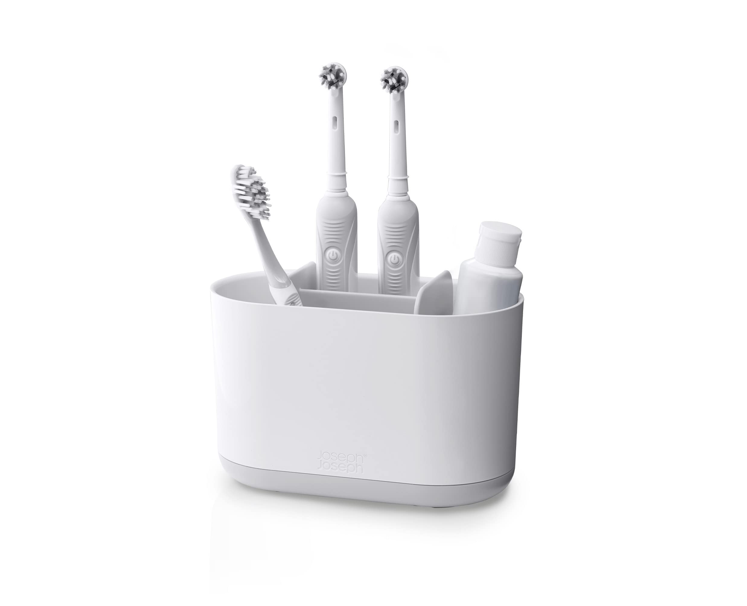 joseph-joseph-duo-porte-brosse-dents-grand-format-compatible-brosses-manuelles-e image 1