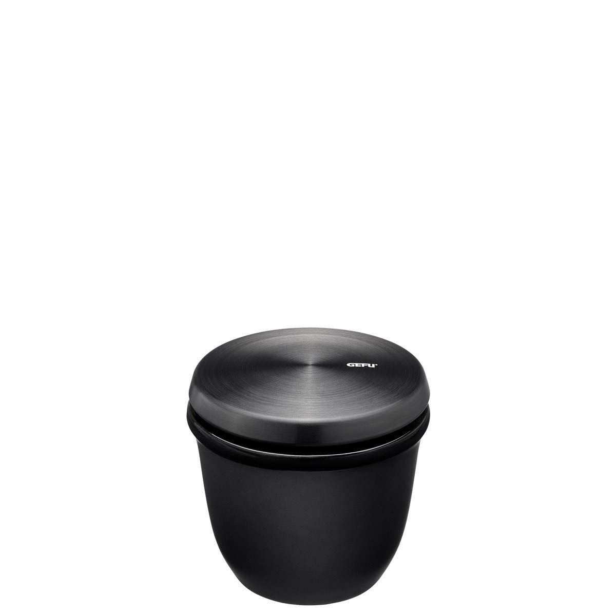gefu-x-plosion-bo-te-pices-et-sel-gr-s-noir-argent-avec-cuill-re-en-bois-150-ml image 5