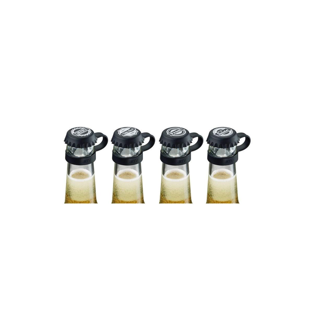 gefu-pepp-lot-de-4-bouchons-silicone-pour-bouteilles-capsule-couronne image 1