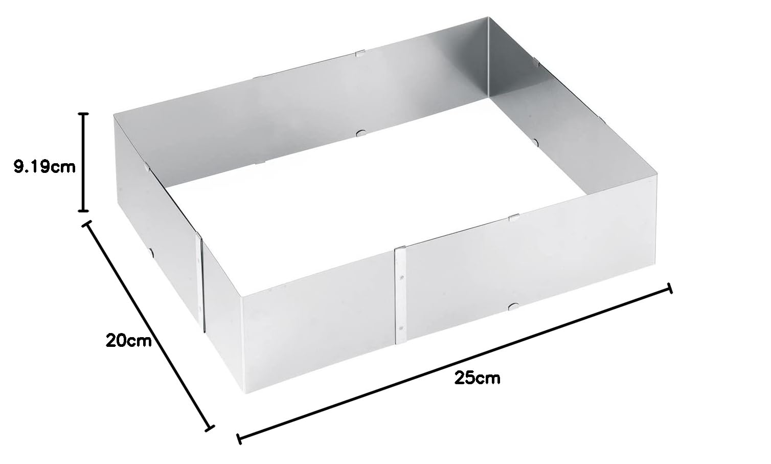 gefu-uno-cadre-g-teau-extensible-en-acier-inoxydable-de-20x24-38x46-cm-hauteur-8 image 5