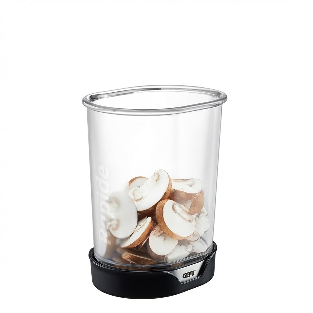 gefu-rapido-13422-coupe-rondelles-lames-tranchantes-avec-bac-de-r-cup-ration-tra image 1