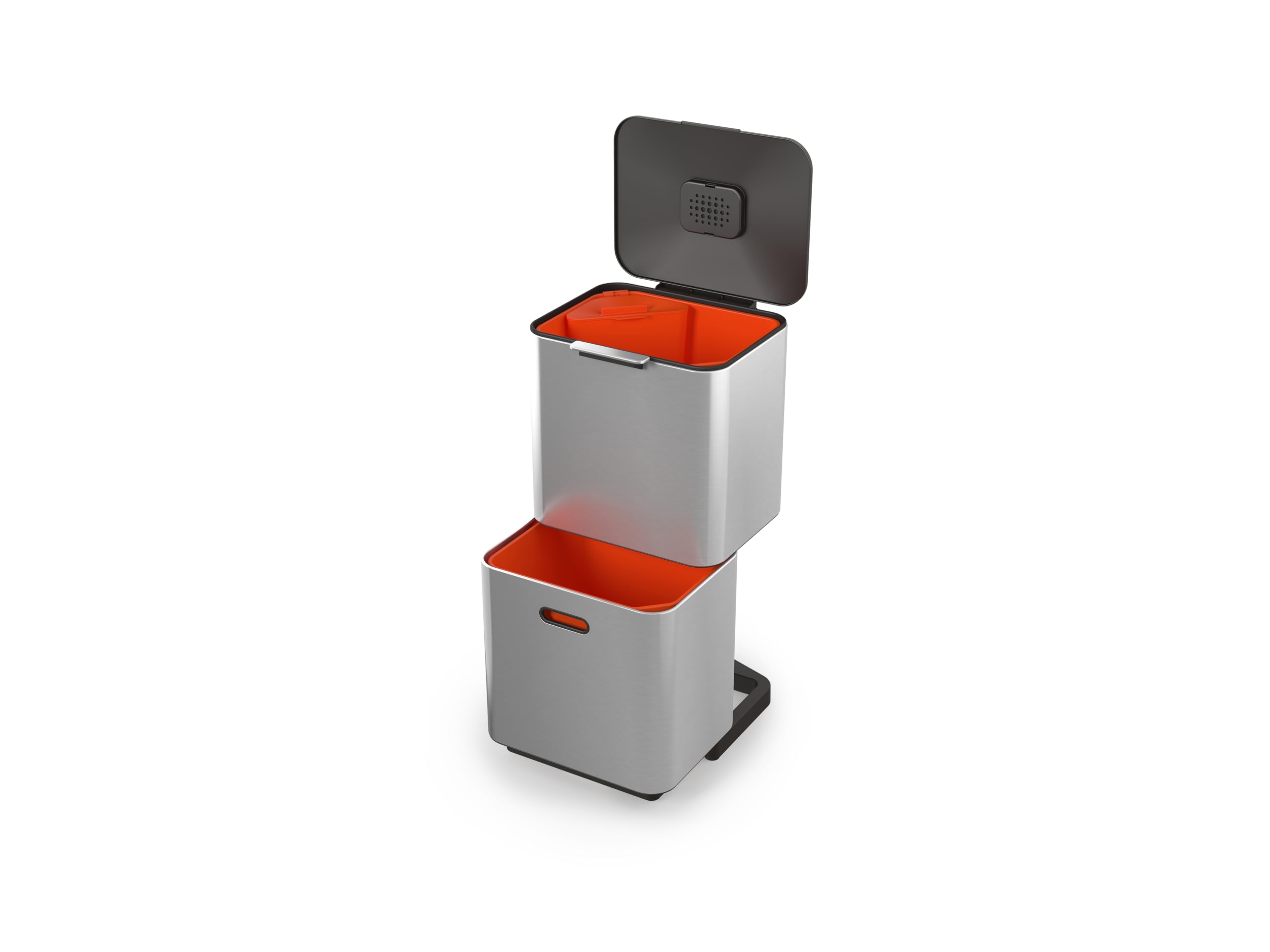 joseph-joseph-totem-compact-poubelle-de-tri-et-recyclage-40-l-en-acier-inoxydabl image 7