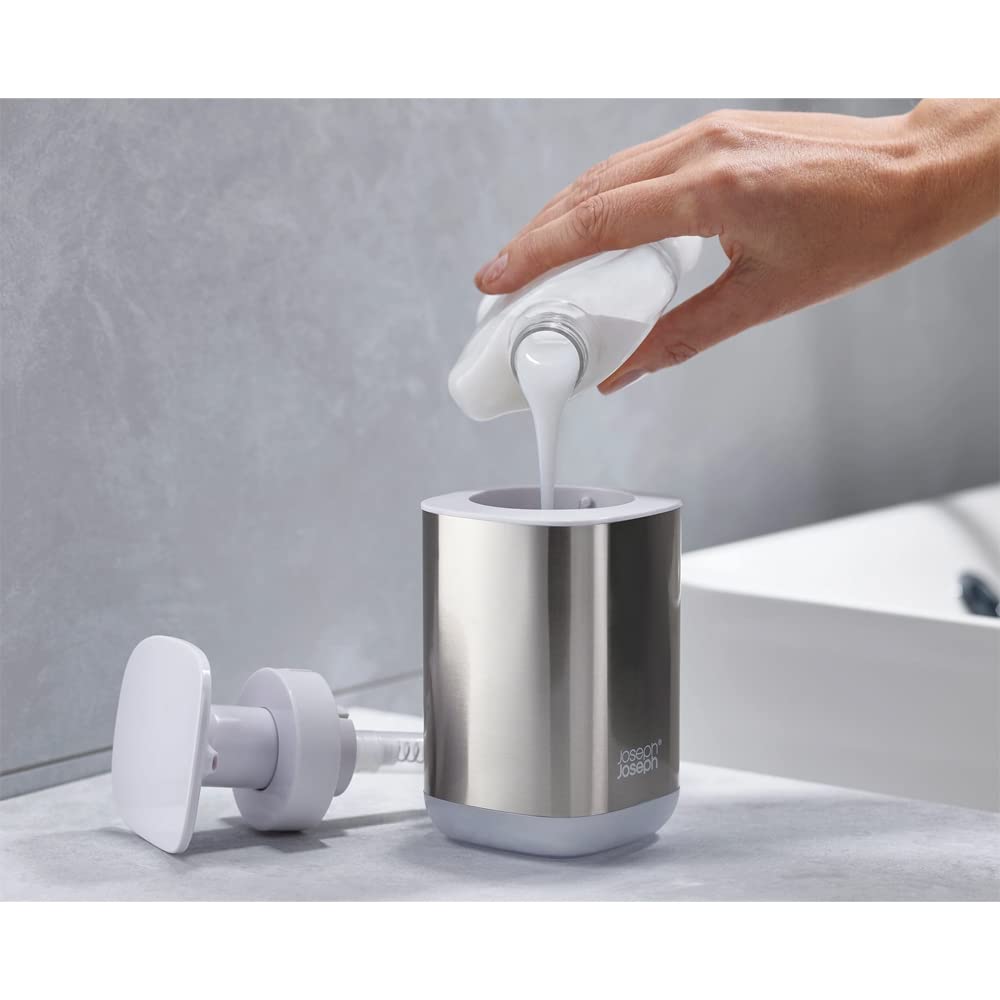 joseph-joseph-presto-distributeur-de-savon-pompe-large-rechargeable-hygi-nique-b image 2