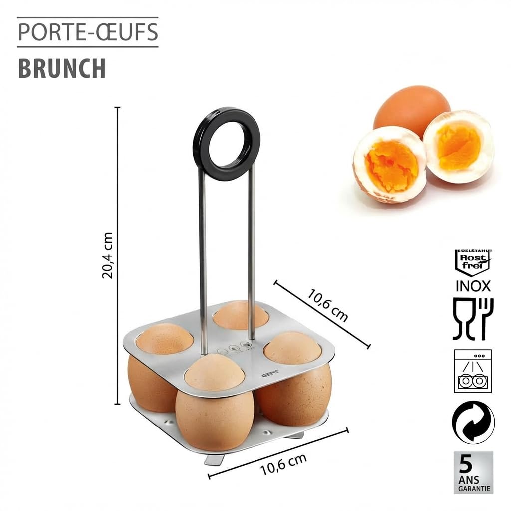 gefu-bruch-gf33680-cuiseur-ufs-support-4-ufs-en-acier-inoxydable-10-5-x-10-5-x-2 image 2