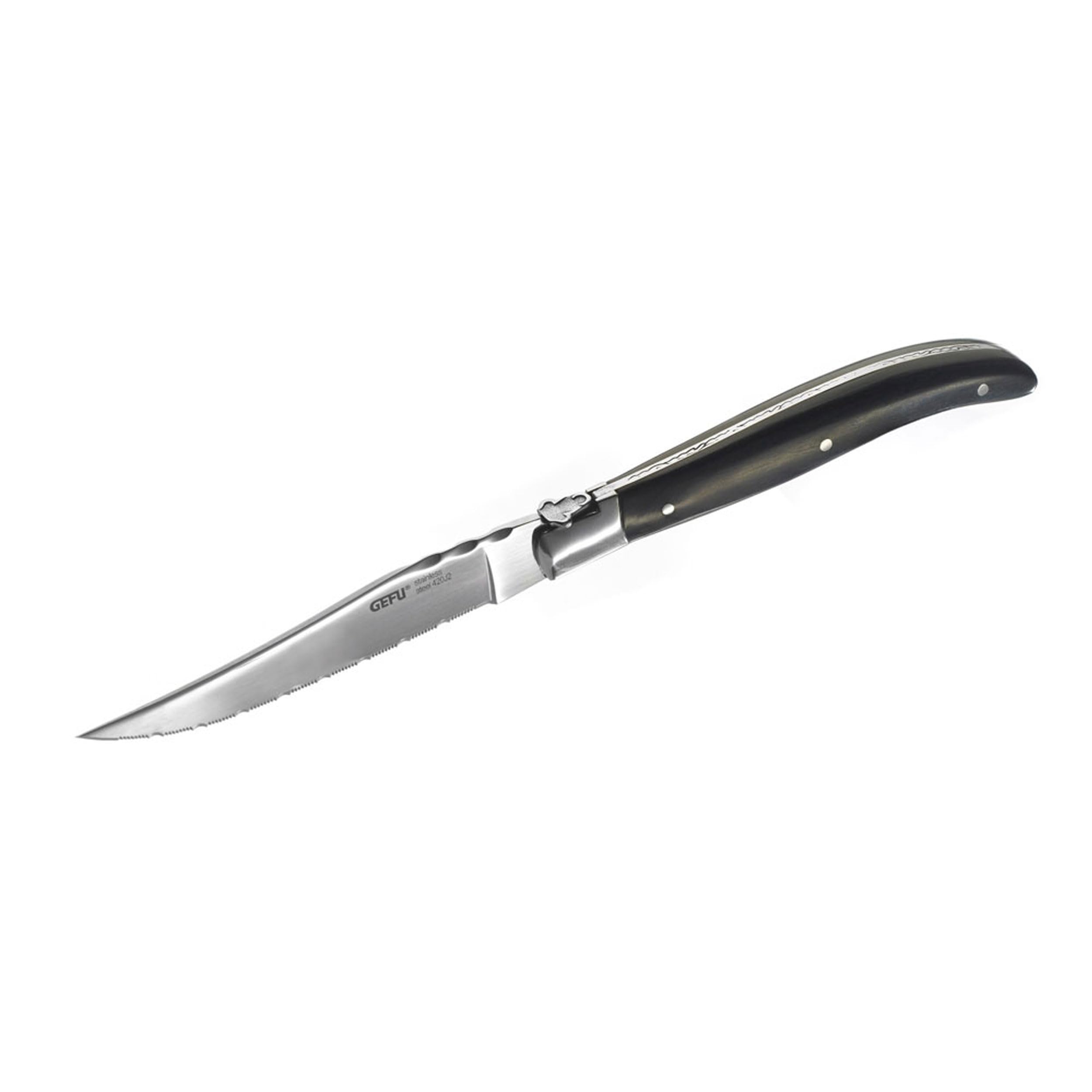 gefu-basco-gf13940-lot-de-4-couteaux-steak-en-acier-avec-coffret-en-bois-de-pin image 2