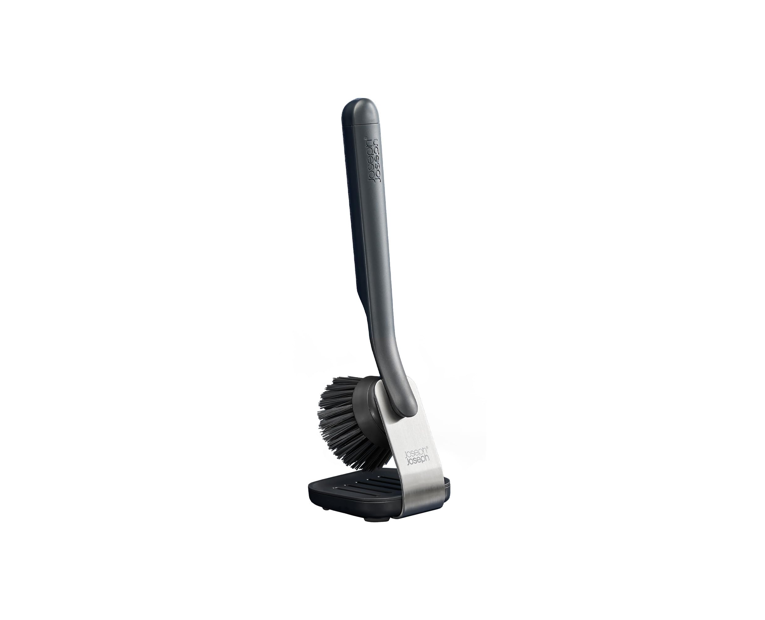 joseph-joseph-sinktech-set-brosse-vaisselle-et-ponge-avec-support-en-acier-inoxy image 7