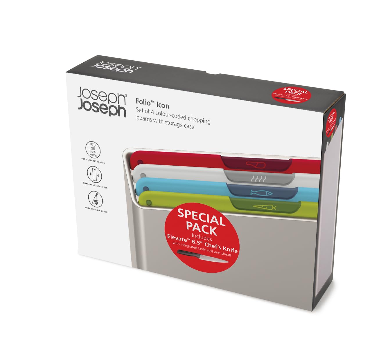 joseph-joseph-folio-icon-ensemble-de-4-planches-d-couper-color-es-avec-tui-de-ra image 6